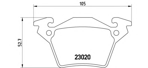 Купить запчасть BREMBO - P50032 