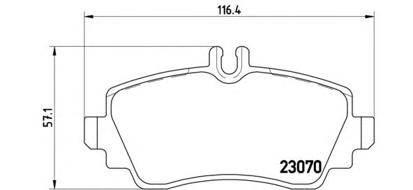 Купить запчасть BREMBO - P50035 