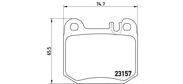 Купить запчасть BREMBO - P50043 