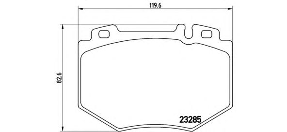 Купить запчасть BREMBO - P50048 