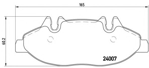 Купить запчасть BREMBO - P50050 