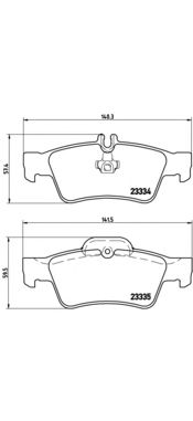 Купить запчасть BREMBO - P50052 