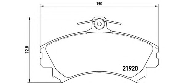 Купить запчасть BREMBO - P50055 