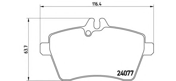 Купить запчасть BREMBO - P50056 