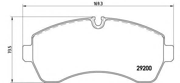 Купить запчасть BREMBO - P50059 