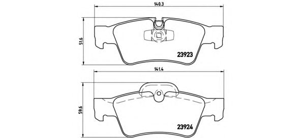 Купить запчасть BREMBO - P50064 