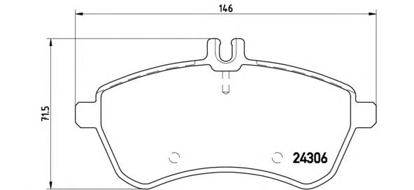 Купить запчасть BREMBO - P50067 