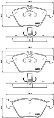 Купить запчасть BREMBO - P50075 