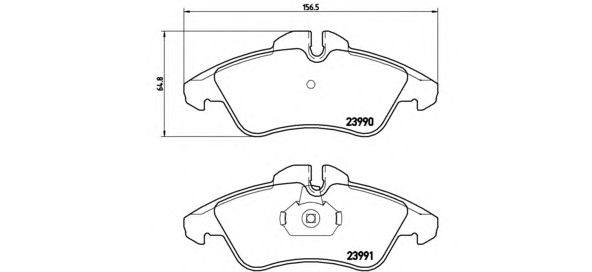 Купить запчасть BREMBO - P50080 