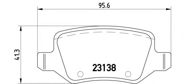 Купить запчасть BREMBO - P50090 