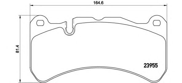 Купить запчасть BREMBO - P50092 