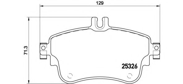 Купить запчасть BREMBO - P50094 