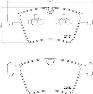 Купить запчасть BREMBO - P50115 