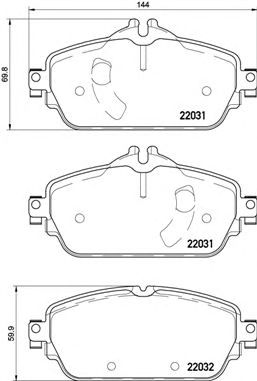 Купить запчасть BREMBO - P50119 