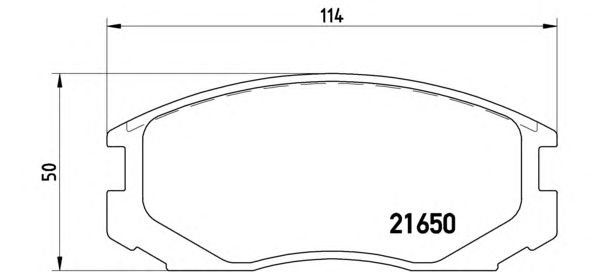 Купить запчасть BREMBO - P54015 