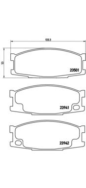 Купить запчасть BREMBO - P54024 