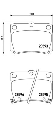 Купить запчасть BREMBO - P54026 