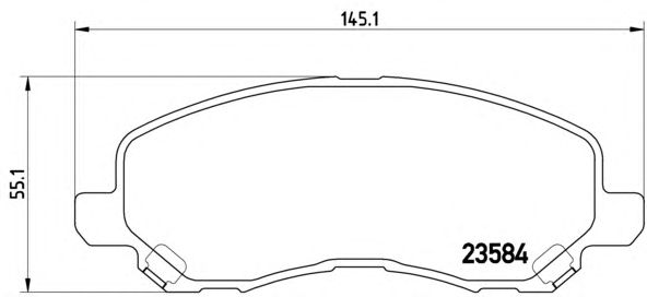 Купить запчасть BREMBO - P54030 