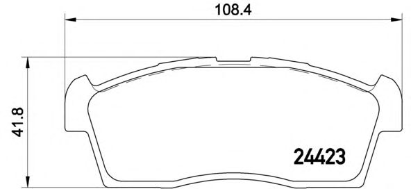 Купить запчасть BREMBO - P54049 