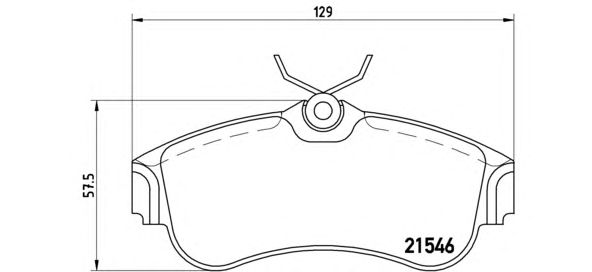 Купить запчасть BREMBO - P56022 