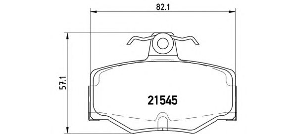 Купить запчасть BREMBO - P56024 