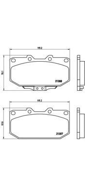 Купить запчасть BREMBO - P56025 