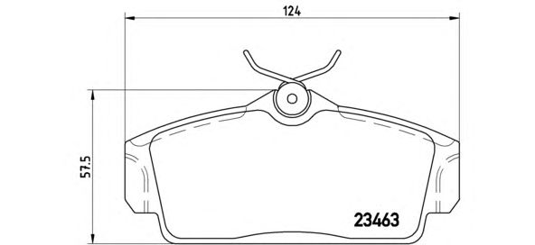 Купить запчасть BREMBO - P56036 