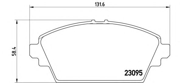 Купить запчасть BREMBO - P56044 