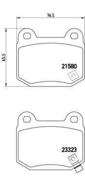 Купить запчасть BREMBO - P56048 