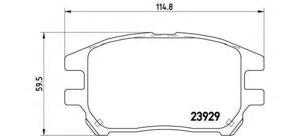 Купить запчасть BREMBO - P56050 