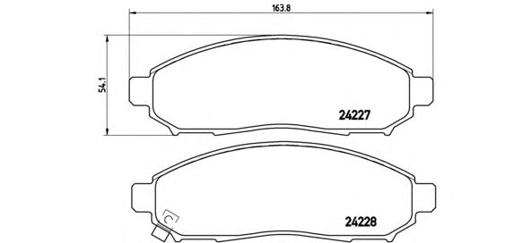 Купить запчасть BREMBO - P56059 