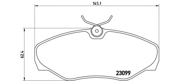 Купить запчасть BREMBO - P56061 