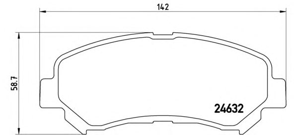 Купить запчасть BREMBO - P56062 