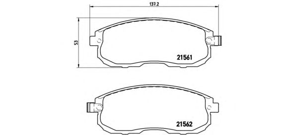 Купить запчасть BREMBO - P56065 