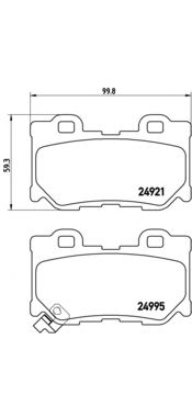 Купить запчасть BREMBO - P56085 