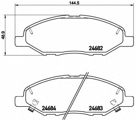 Купить запчасть BREMBO - P56088 