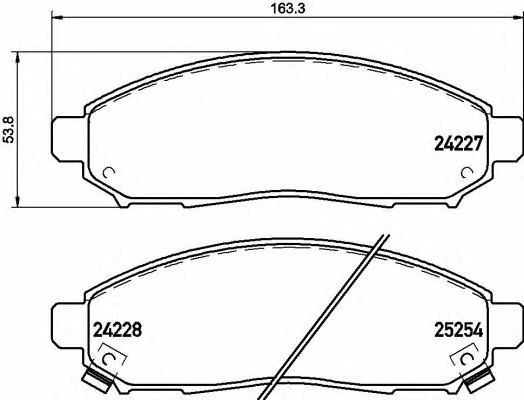 Купить запчасть BREMBO - P56096 