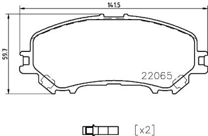 Купить запчасть BREMBO - P56099 