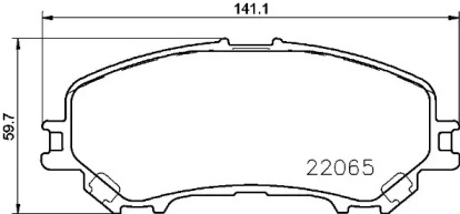 Купить запчасть BREMBO - P56100 