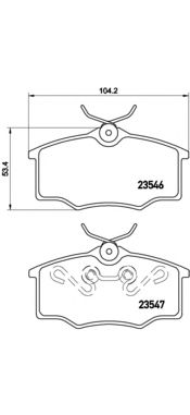 Купить запчасть BREMBO - P59034 