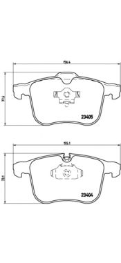 Купить запчасть BREMBO - P59049 