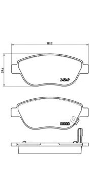 Купить запчасть BREMBO - P59052 