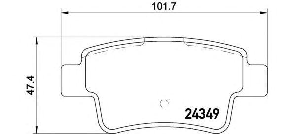 Купить запчасть BREMBO - P59057 