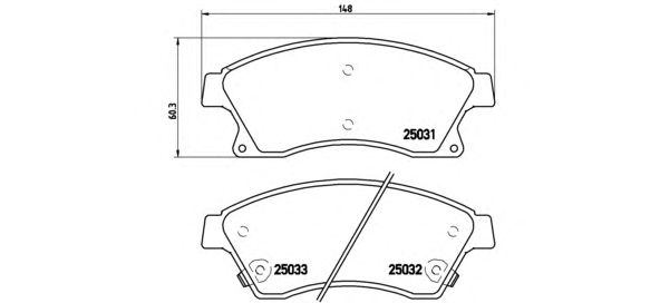 Купить запчасть BREMBO - P59076 