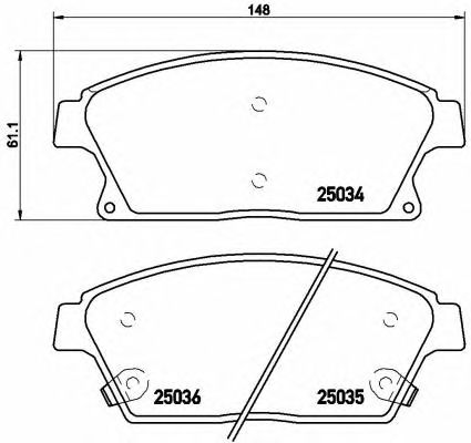 Купить запчасть BREMBO - P59077 