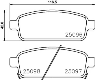 Купить запчасть BREMBO - P59087 