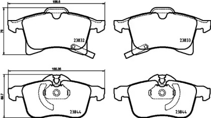 Купить запчасть BREMBO - P59089 