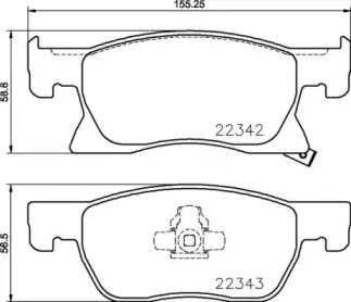 Купить запчасть BREMBO - P59092 