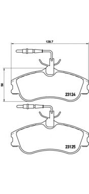 Купить запчасть BREMBO - P61060 