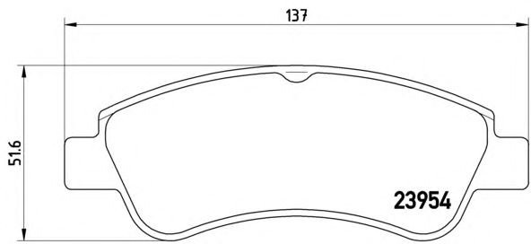 Купить запчасть BREMBO - P61066 